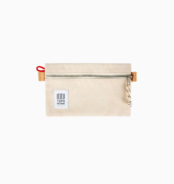 Topo Designs Small Accessory Bag - Natural Canvas