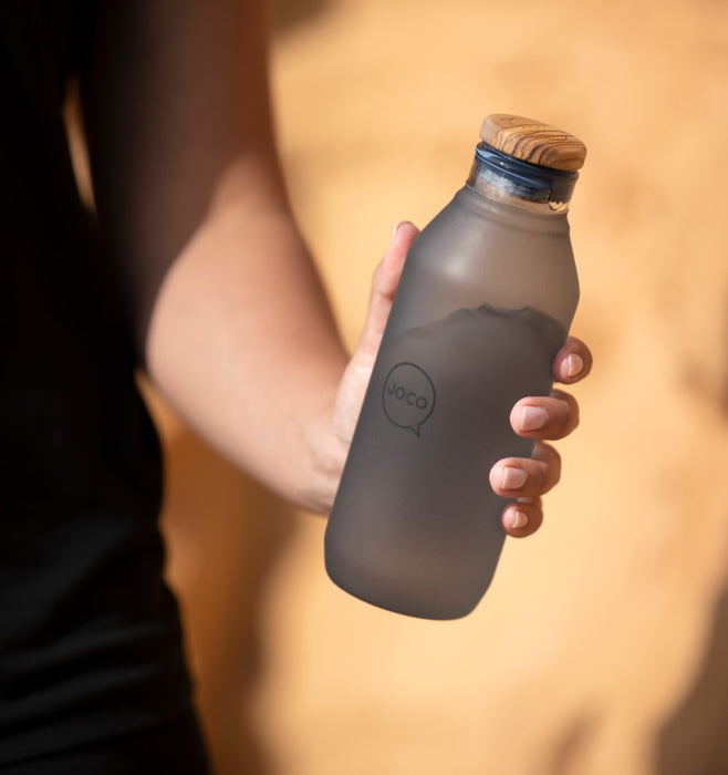 Joco Plastic Free Water Bottle 600ml (20oz) - Black