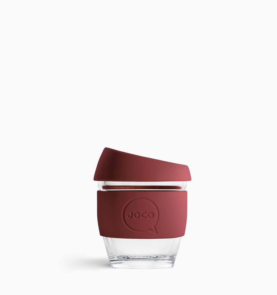 Joco 118ml (4oz) Reusable Coffee Cup - Ruby Wine