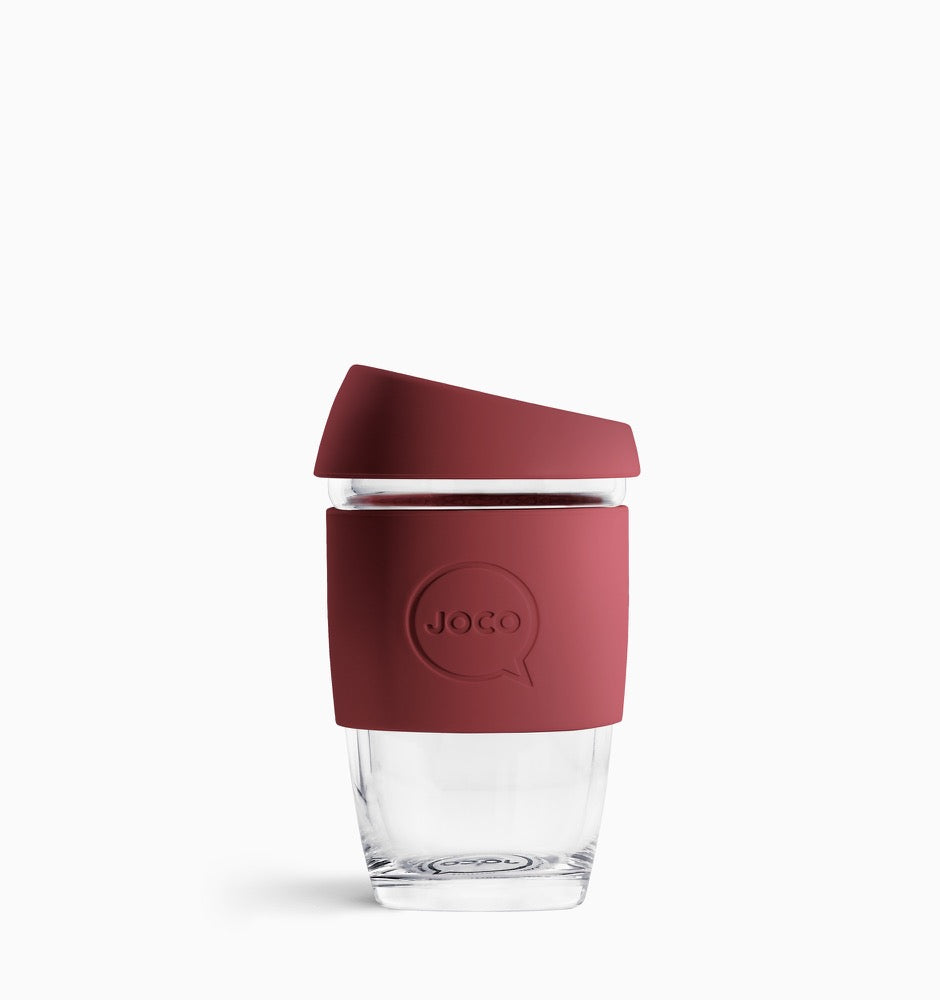 Joco 177ml (6oz) Reusable Coffee Cup - Ruby Wine