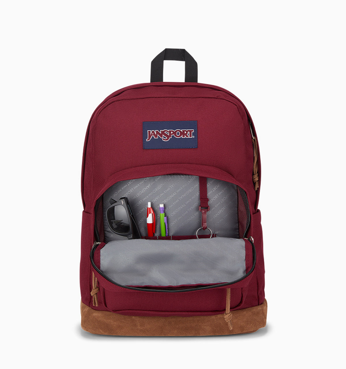 JanSport 16" Right Pack Laptop Backpack 31L - Russet Red