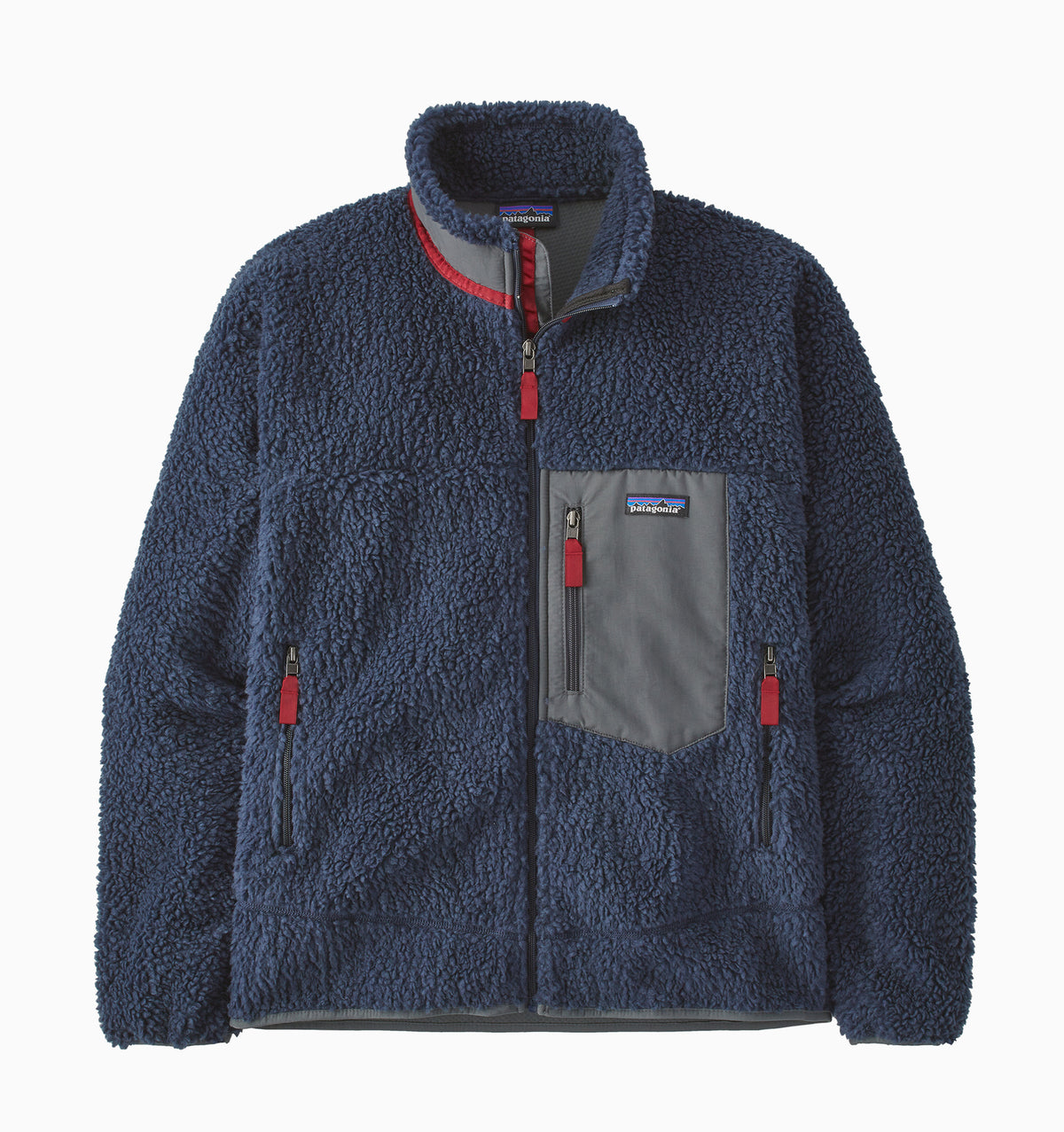 Patagonia Men's Classic Retro-X® Fleece Jacket - New Navy Wax Red