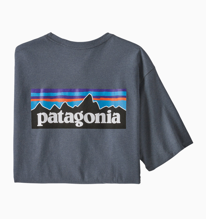 Patagonia Men's P-6 Logo Responsibili-Tee 2022 Edition - Plume Grey