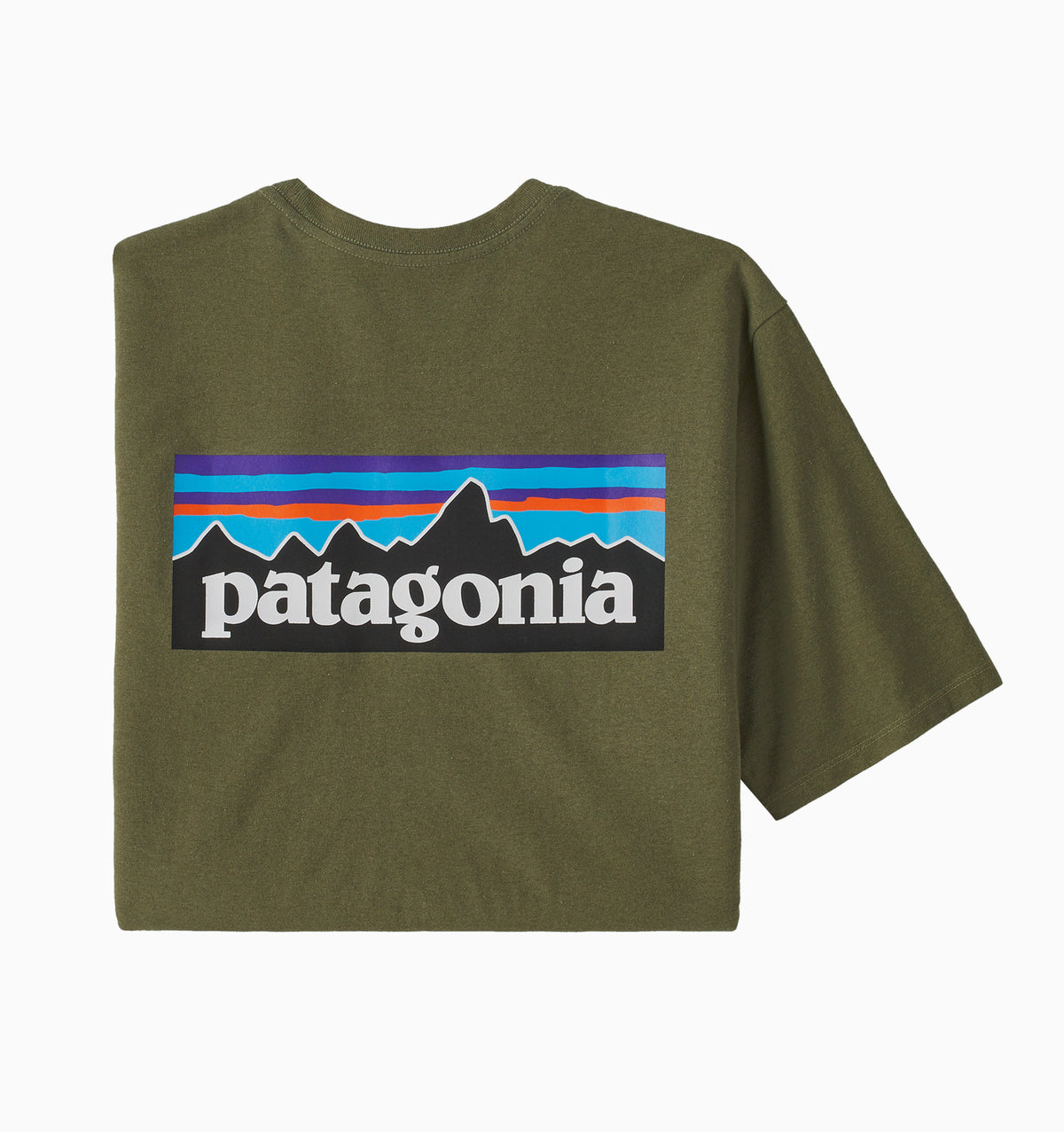 Patagonia Men's P-6 Logo Responsibili-Tee 2022 Edition - Wyoming Green