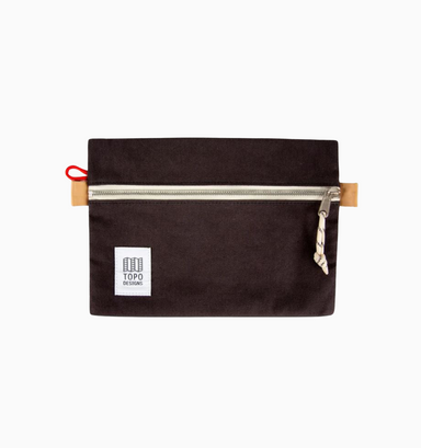 Topo Designs Medium Accessory Bag - Black Canvas