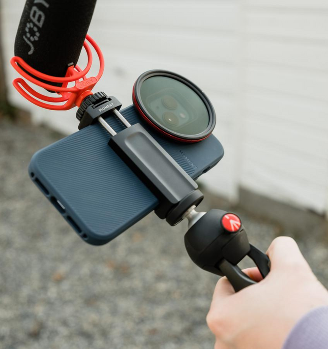 Moment Tripod Phone Clamp with Cold Shoe Mount - Black