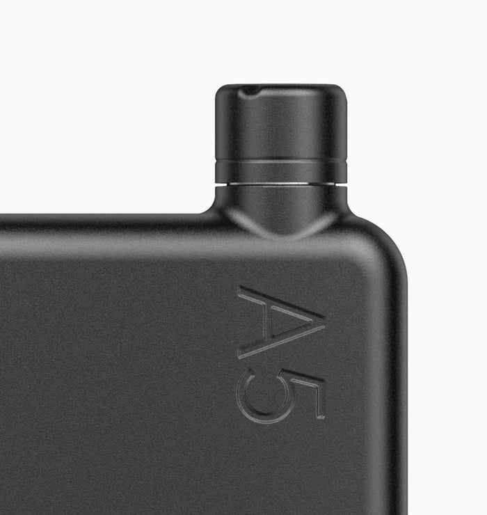 Memobottle Stainless Steel Lid - Black