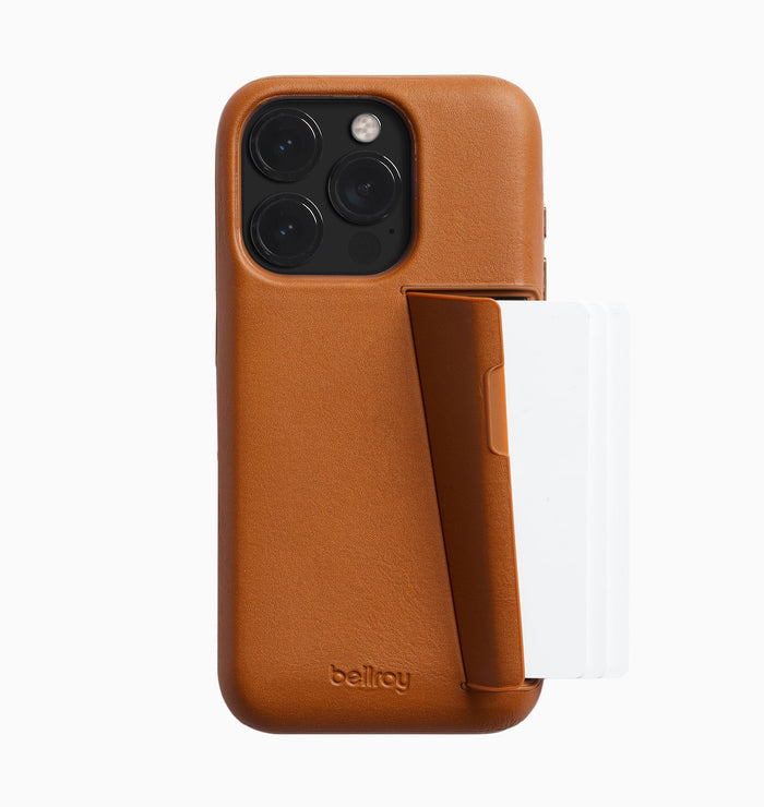 Bellroy iPhone 15 Pro Case (3 Card) - Terracotta