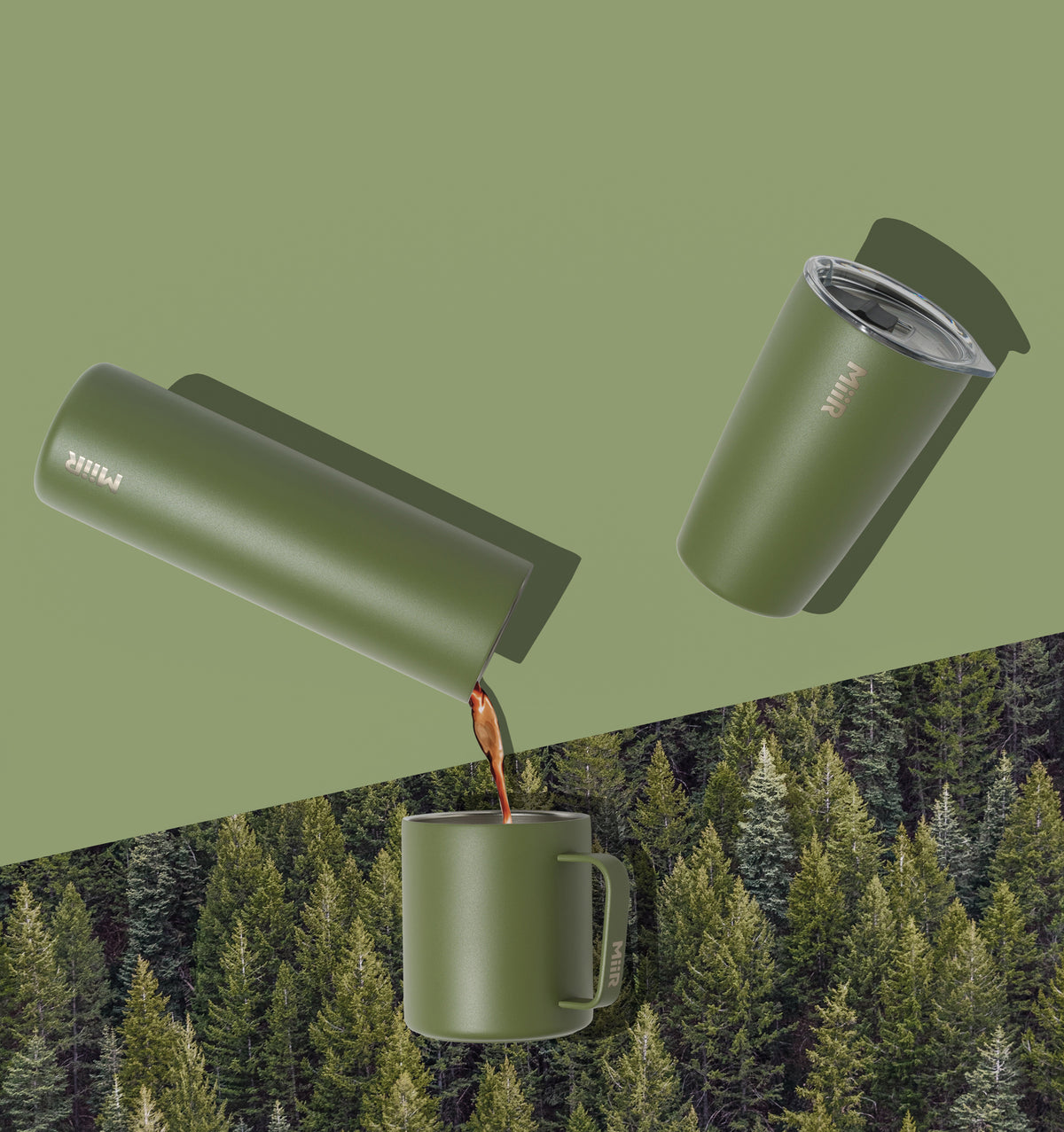 MiiR  12oz VI Camp Cup (354ml) - Evergreen