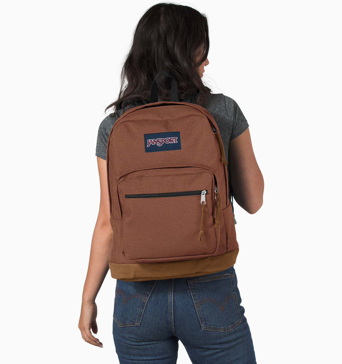 JanSport 16" Right Pack Laptop Backpack 31L - Brown Patina