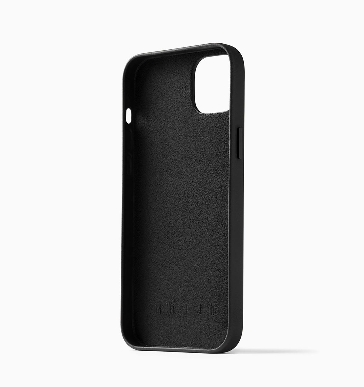 Mujjo Full Leather Case with MagSafe - iPhone 14 - Black
