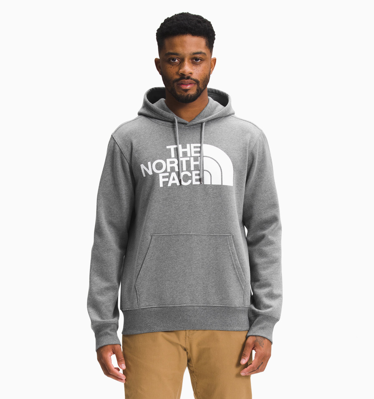 The North Face Men's Half Dome Pullover Hoodie - 2022 Edition - Medium Grey Heather