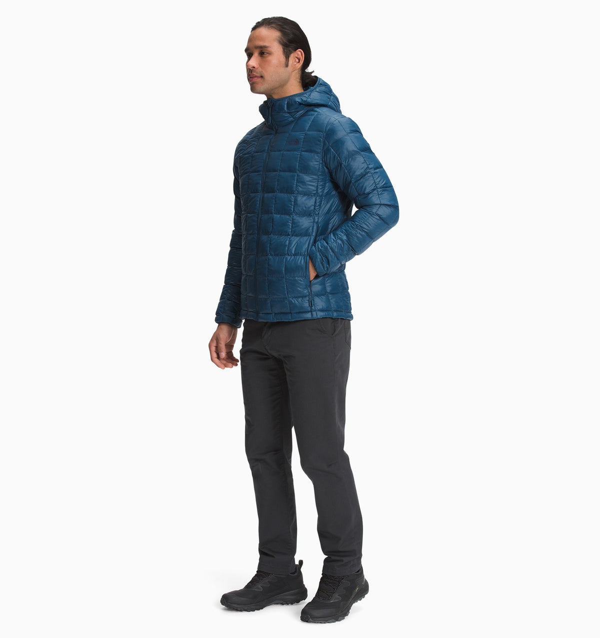 The North Face Mens ThermoBall Eco Hoodie  - Monterey Blue
