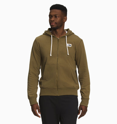 The North Face Men’s Heritage Patch Full Zip Hoodie - Military Olive