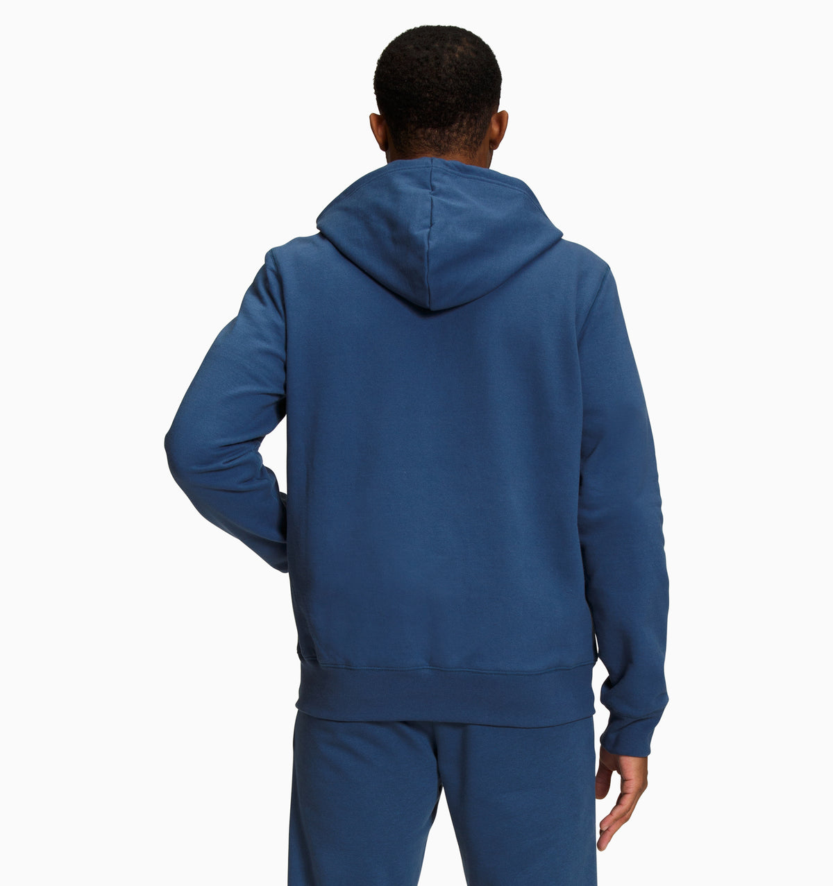 The North Face Men’s Heritage Patch Full Zip Hoodie - Shady Blue