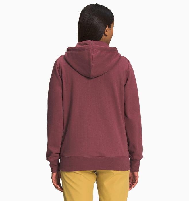 The North Face Women's Heritage Patch Full-Zip Hoodie - Wild Ginger