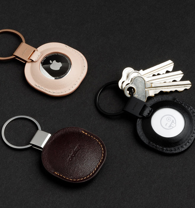 Orbitkey Leather Holder for AirTag - Black