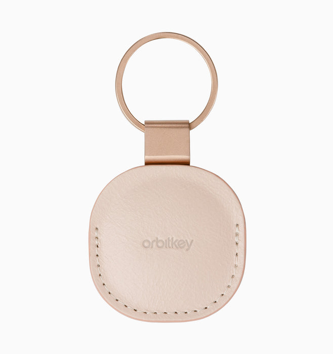 Orbitkey Leather Holder for AirTag - Blush