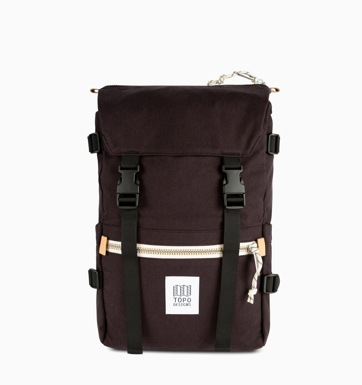 Topo Designs Rover Pack Laptop Backpack - Black Canvas