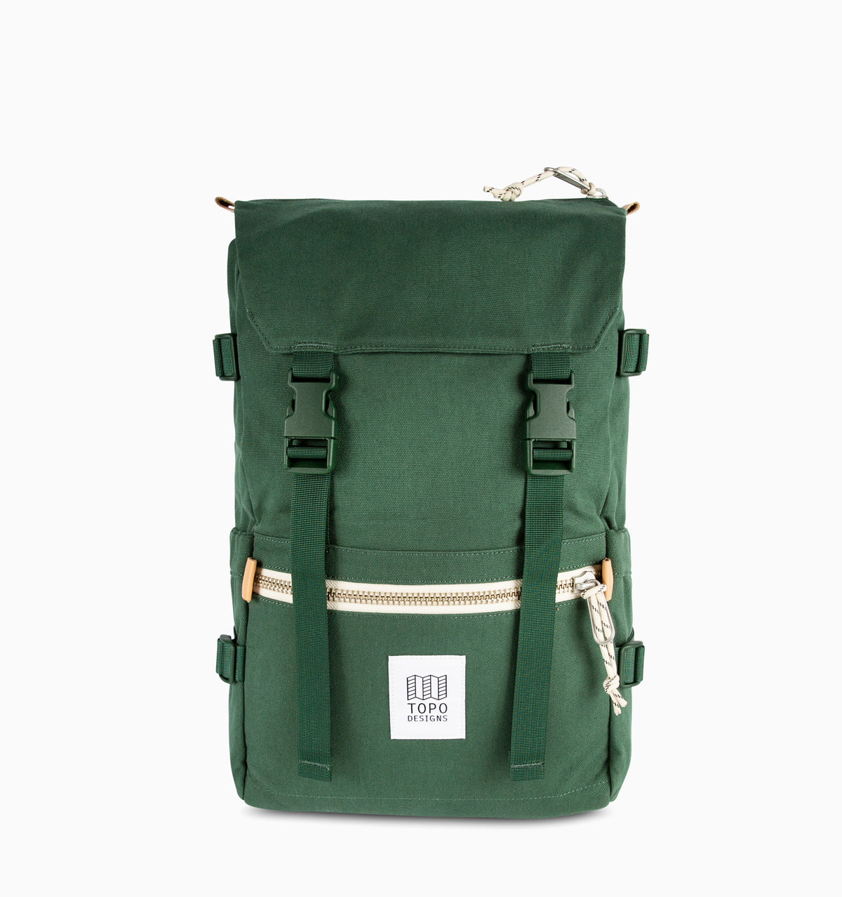 Topo Designs Rover Pack Laptop Backpack - Forest Canvas