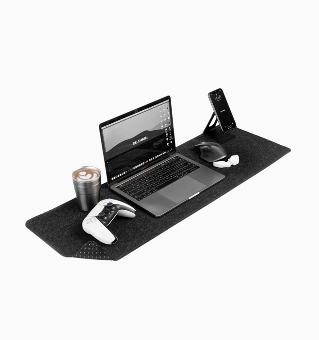 Deltahub Minimalistic Desk Pad Medium - Grey