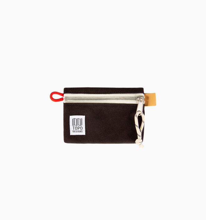 Topo Designs Micro Accessory Bag - Black Canvas
