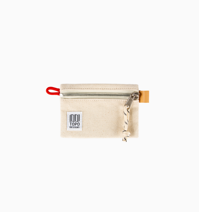 Topo Designs Micro Accessory Bag - Natural Canvas