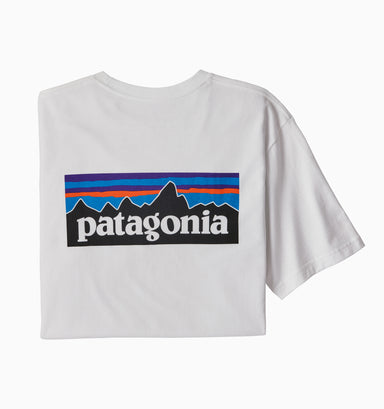 Patagonia Men's P-6 Logo Responsibili-Tee 2022 Edition - White