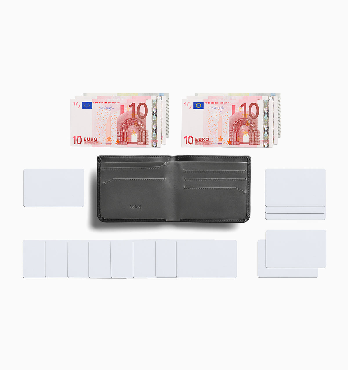 Bellroy Hide & Seek Wallet Euro - Black