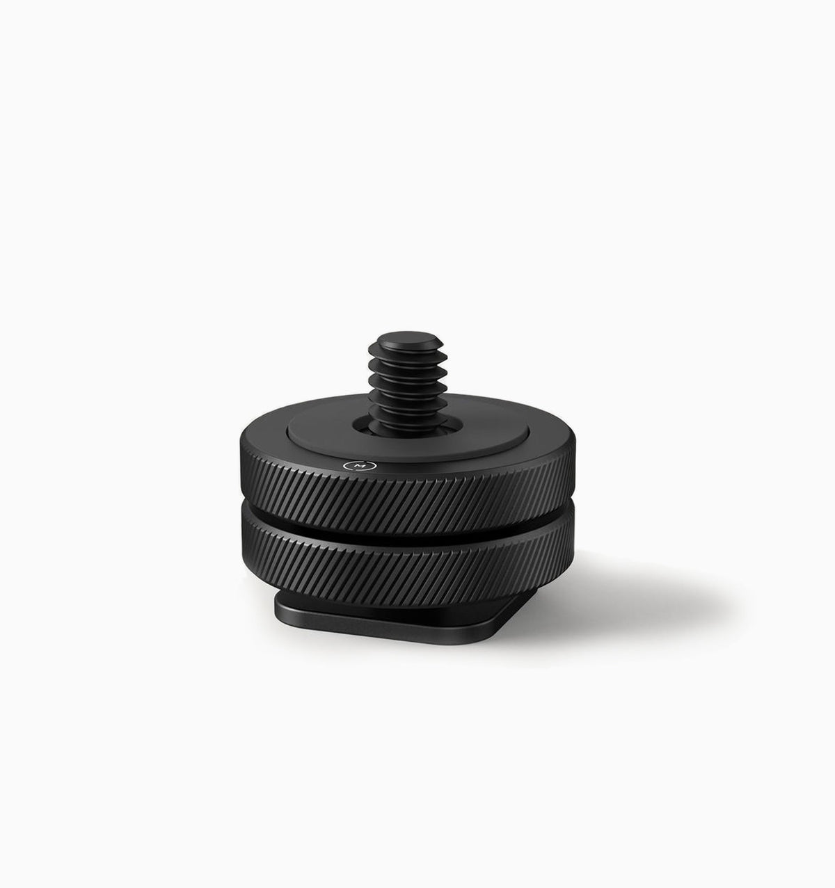 Moment Cold Shoe to 1/4"-20 Mount - Black